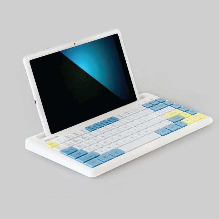 Keyboard Rexus KB01 Mosaic Dual Connection Bluetooth Wireless - Putih
