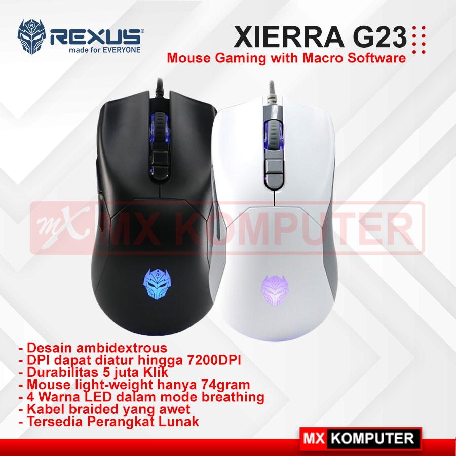 Mouse Rexus G23 Mouse Gaming Xierra G23