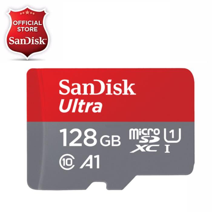 Memory Card MicroSD MIcro SD Sandisk Ultra Class 10 128GB 128 GB A1 - Speed 140MB/s