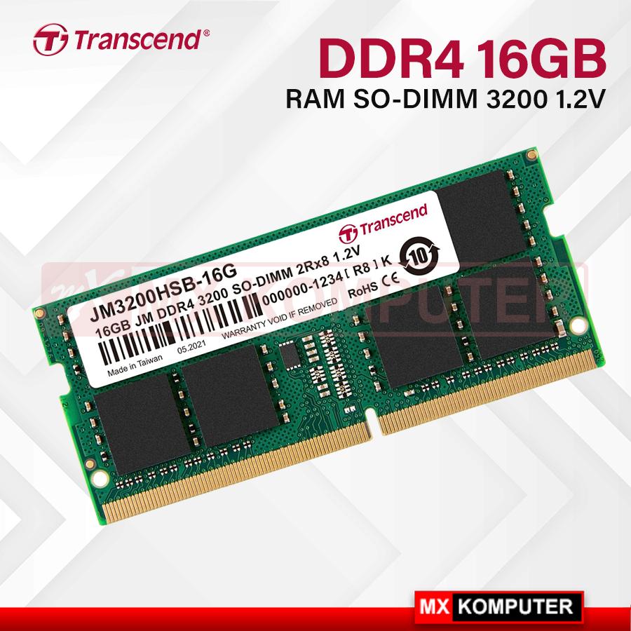 RAM Transcend SO-DIMM JETRAM DDR4 3200 16GB - 16 ic