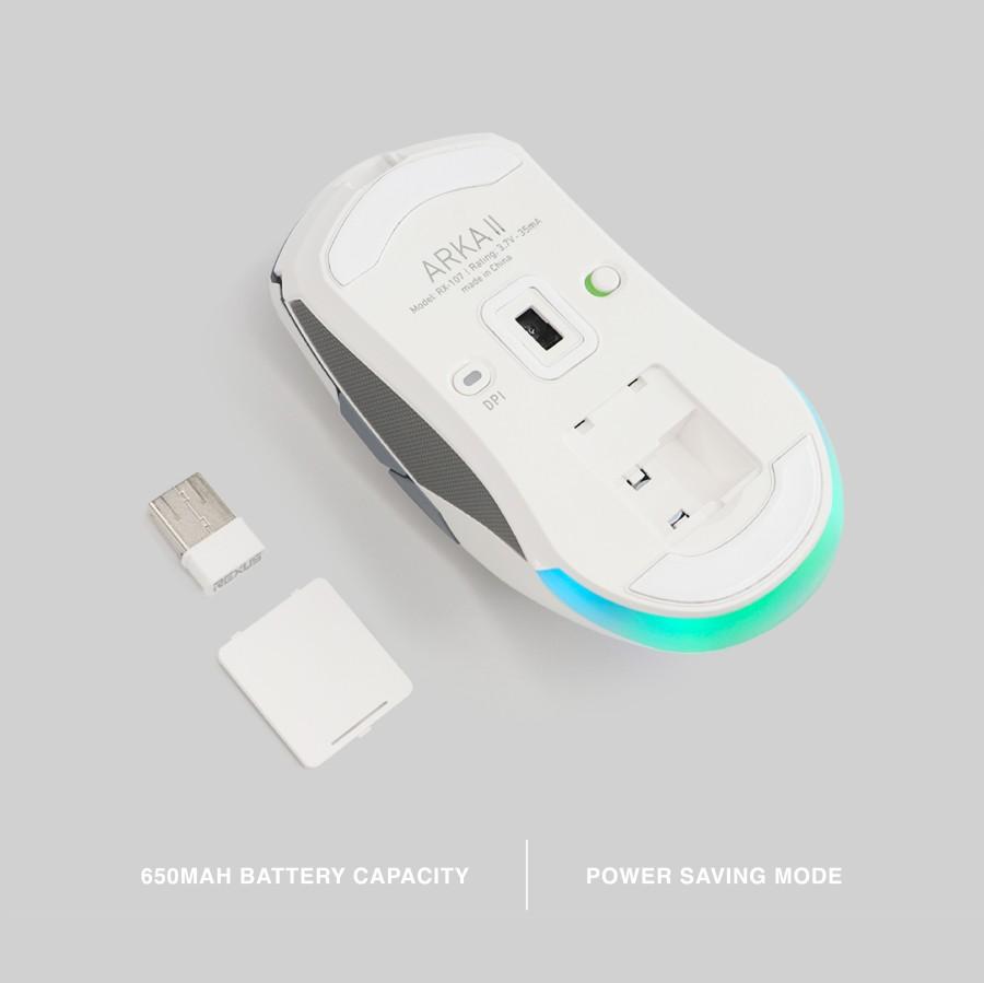 REXUS ARKA II RX-107 Wireless Dual Conection Gaming Mouse ARKA 2 RX107