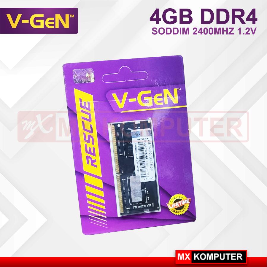 RAM DDR4 SODimm V-GeN RESCUE 4GB PC19200/2400Mhz (Memory Laptop VGEN)