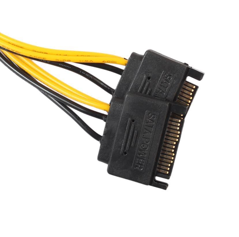 Kabel Power SATA to 8 Pin VGA Dual SATA Male to 8 Pin VGA
