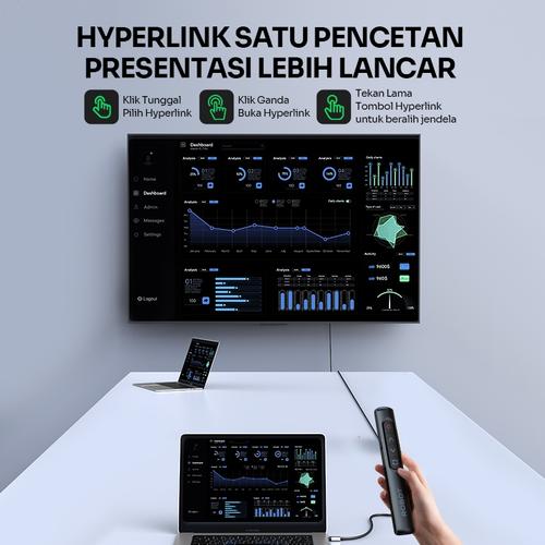 ROBOT RLP01 Laser Pointer Remote Presentasi Wireless Laser Merah