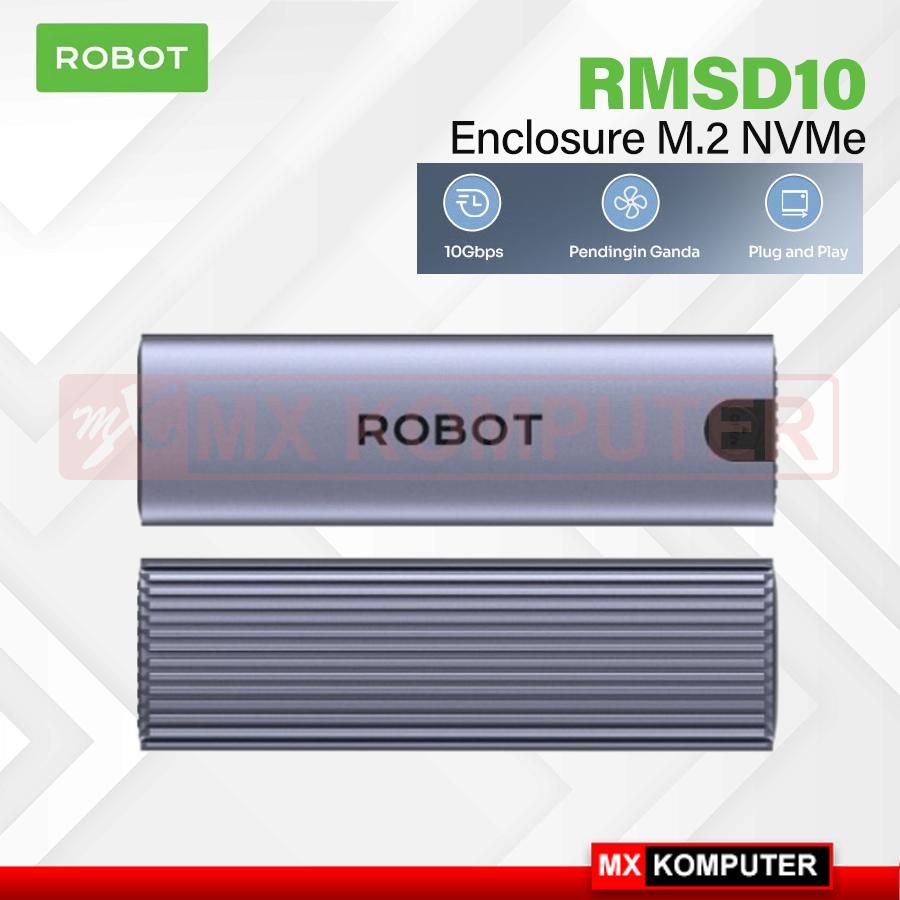 Robot RMSD10 Enclosure NVMe M.2 10Gbps Casing NVME SSD Alloy Body