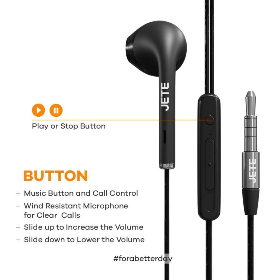 Headset Earphone JETE Classic 2 - Earphone With Mic