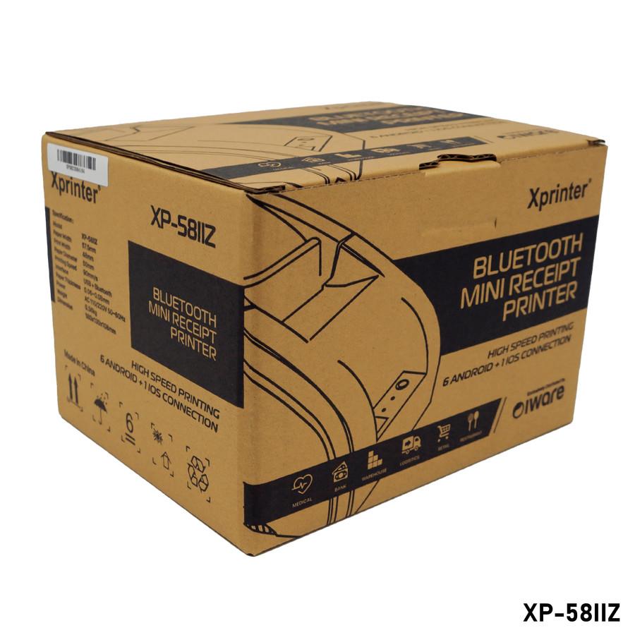 Printer Thermal Kasir 58mm Xprinter XP-58IIZ XP58 Usb + Bluetooth 58IIZ