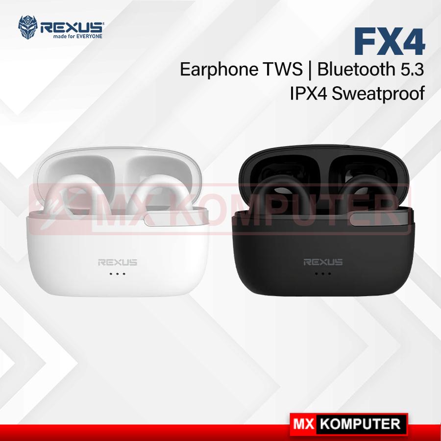 TWS Rexus FX4 Earphone True Wireless Bluetooth Headset