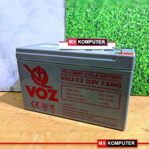Aki Baterai VRLA UPS Kering Maintenance Free Battery VOZ VRLA 12v 7.2A