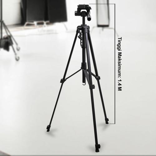Tripod Kamera Lightweight with Smartphone Holder 1.4M - F-3520T