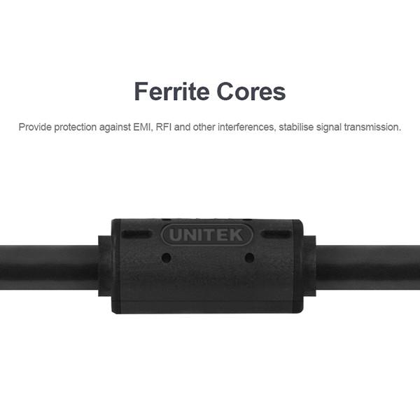 Kabel VGA Unitek 10M Gold Plated 10 meter