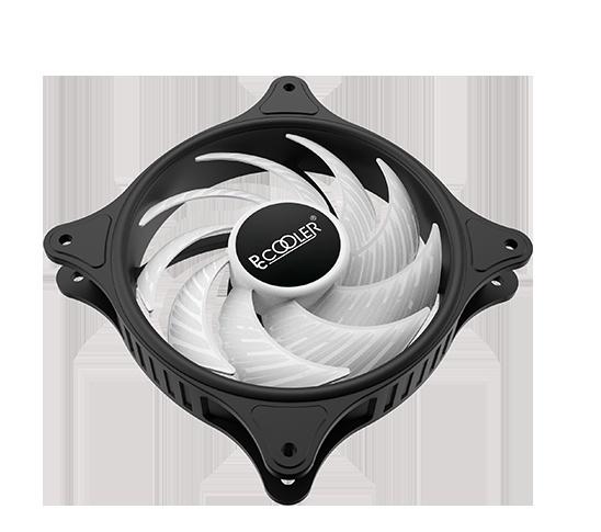 FAN CASE PCCOOLER FX-120-3 Static Color LED 120mm / Fan Casing RGB12cm - Putih