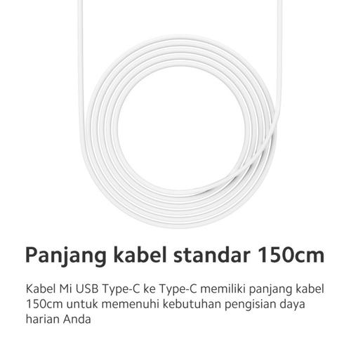 Kabel Data Xiaomi Mi USB Type-C to Type-C Cable 150cm