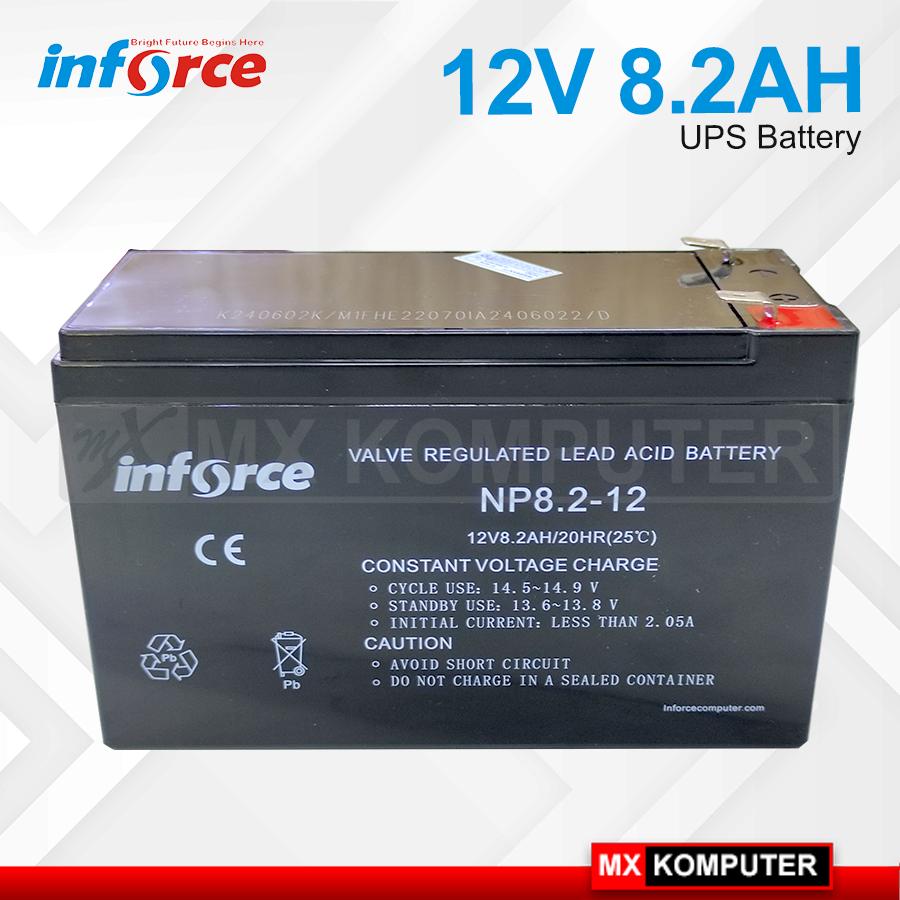 BATTERY INFORCE UPS 12V8,2AH / 12V 8AH 8.2AH / 8.0A 12V