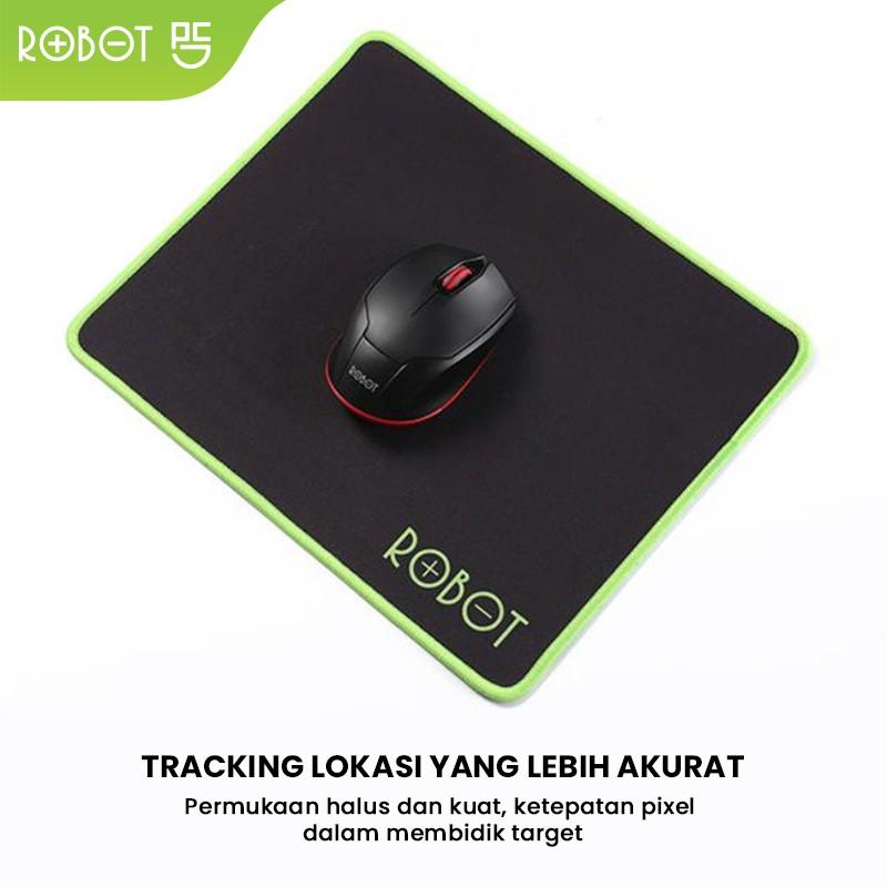 ROBOT - Mousepad Anti Slip RP05 Gaming Polos Hitam Murah Rubber ORI