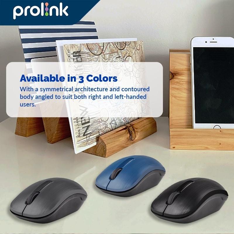 Prolink Mouse Wireless 3 Button 1200 DPI Portable Ringan PMW5010