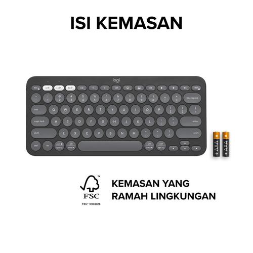 Keyboard Logitech Pebble Keys2 K380s Keyboard Wireless Bluetooth