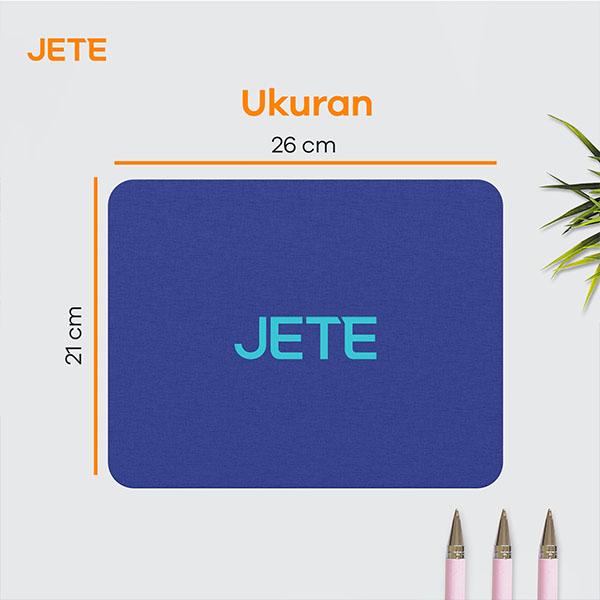 JETE Mousepad 02 Universal 21cm x 26cm untuk Gaming | Kantor Anti Slip