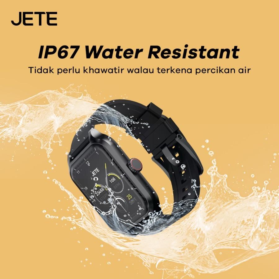 Smartwatch JETE FR22 Sport Mode 100 Custom Watch Face Screen IPS With IP67 - Black