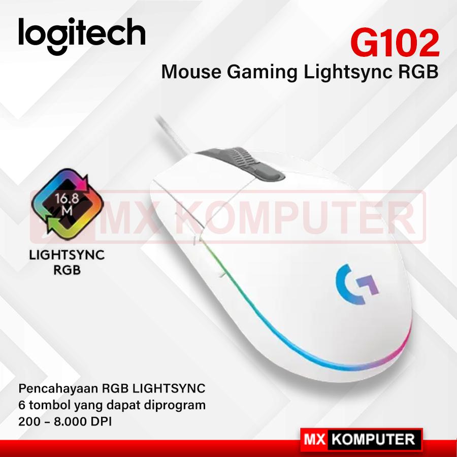Logitech G102 V2 Lightsync RGB Gaming Mouse