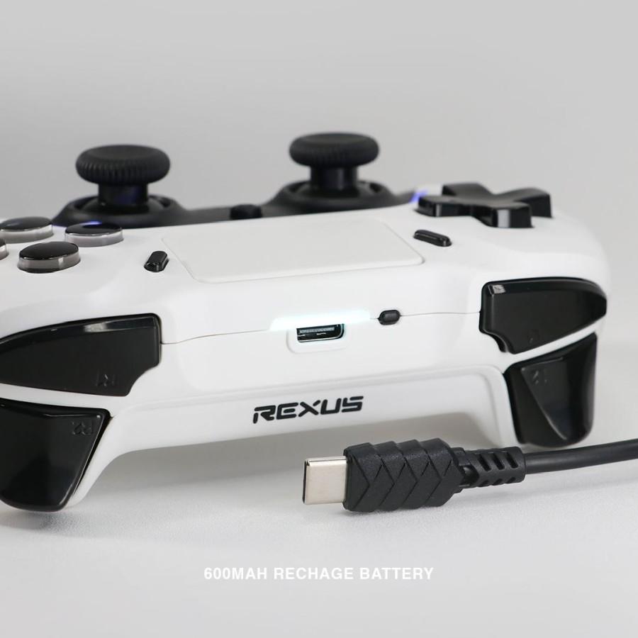 Rexus Gladius GX300 Gamepad Dual Connection Bluetooth & Cable - Hitam