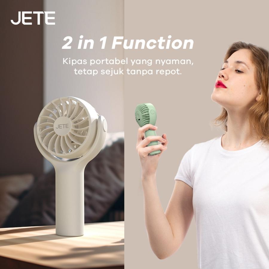 Kipas Angin Portable Mini JETE SF3 330 Degree Adjustable Angle