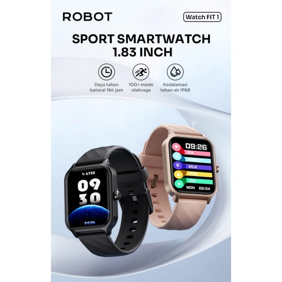 ROBOT Watch Fit 1 Smartwatch 1.83" Display Bluetooth Call
