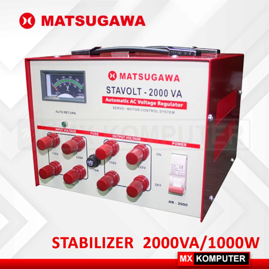 Stavolt Stabilizer Matsugawa AR 2000VA 2000 VA Servo Motor