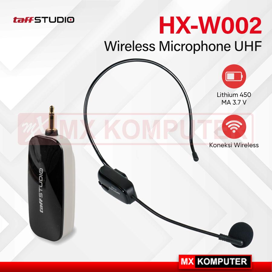 Wireless Microphone UHF Call Center with Transmitter HX-W002 TaffSTUDIO