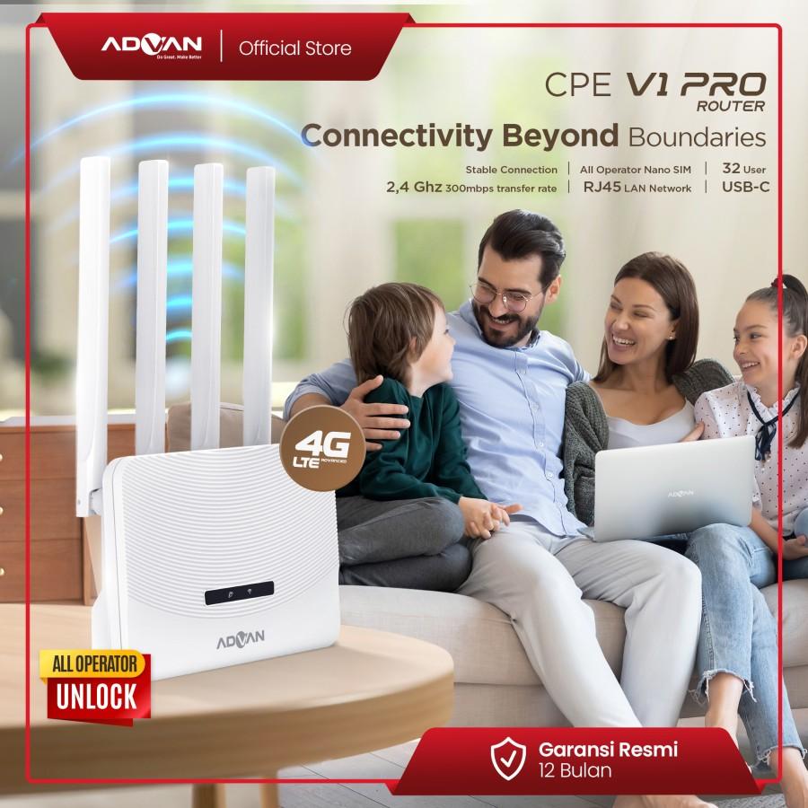 Modem Router Wi-Fi 4G LTE Advan CPE V1 PRO Unlock Operator Mifi