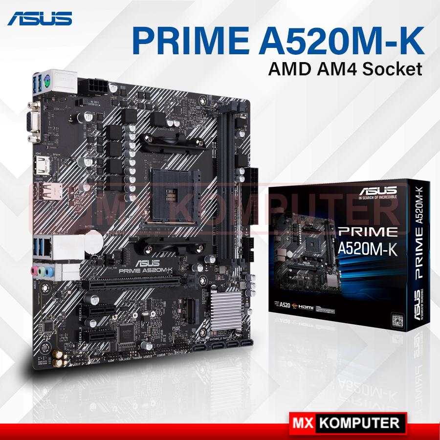 Motherboard Asus Prime A520M-K AMD AM4 DDR4 A520