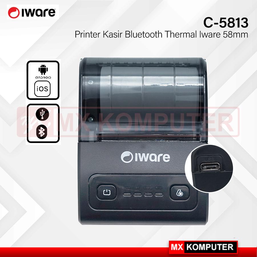 Printer Thermal Mobile Iware C-5813 58mm RPP02N Bluetooth C5813