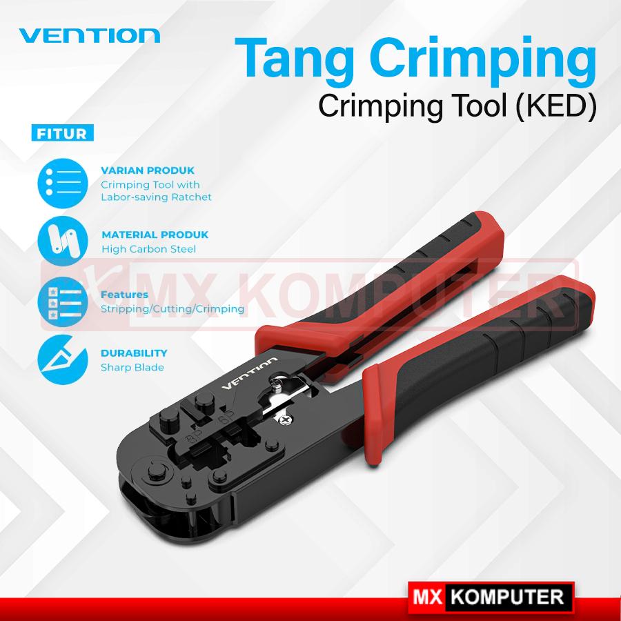 Tang Krimping Vention Multi Function Cable Crimping Tool