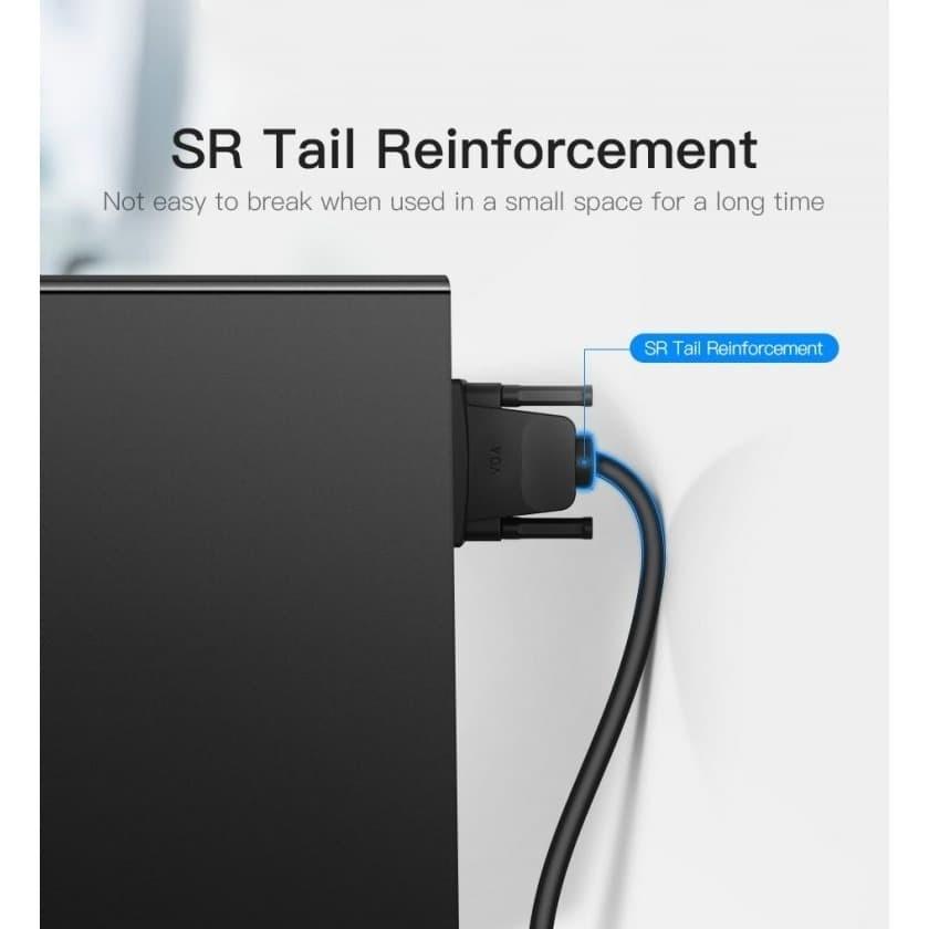 Kabel VGA Vention 15 Pin Male DAE 1080P Support for Monitors 1.5m