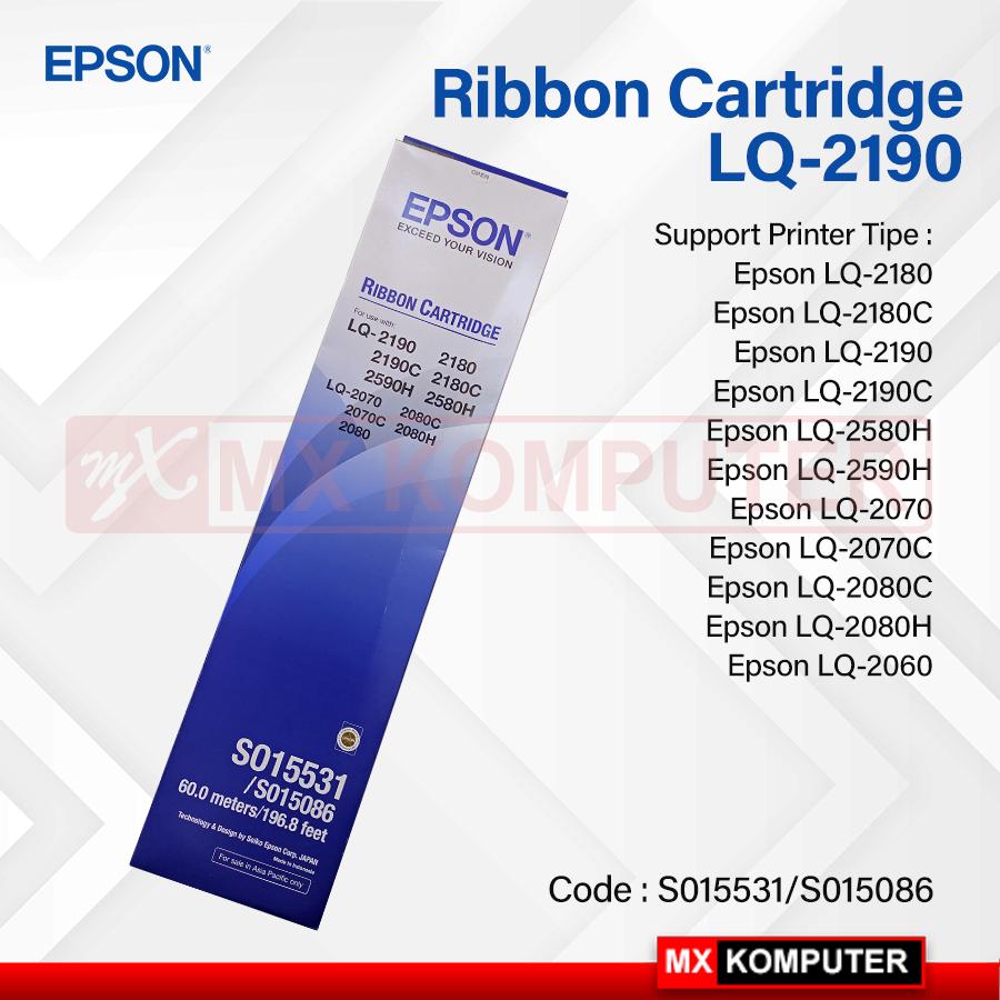 Pita Ribbon Cartridge Epson Original LQ2190 LQ-2190 LQ2180 LQ-2190 S015531
