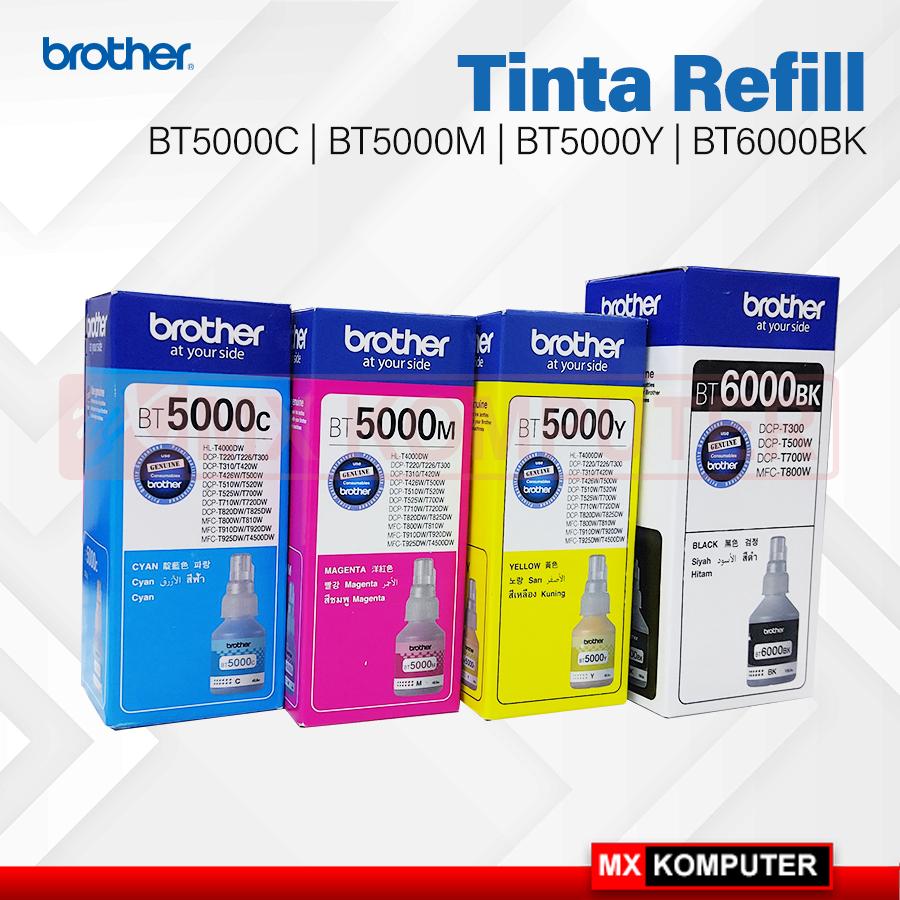 Tinta refill Brother BT5000 BT6000 ORIGINAL DCP T300 T500W T700W T800W