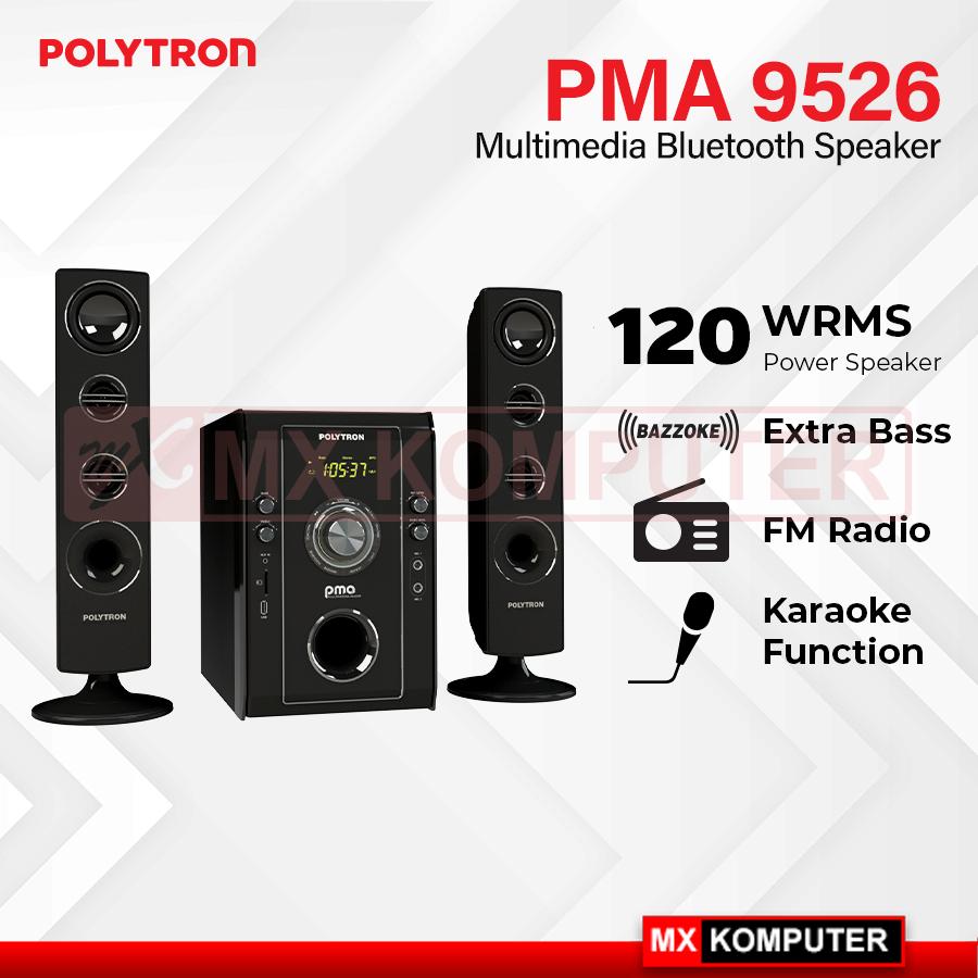 POLYTRON Multimedia Bluetooth Speaker PMA 9526 /B