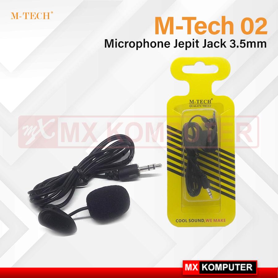 M-Tech 02 Mic Microphone Jepit Jack 3.5mm