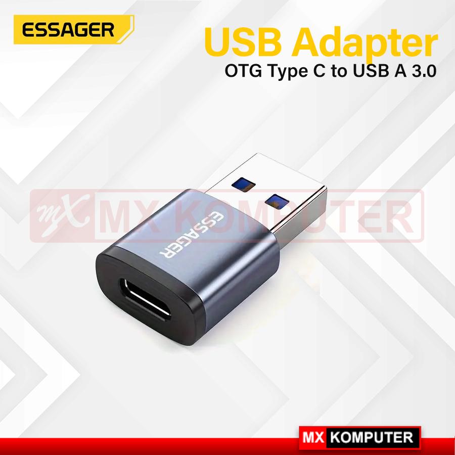 ESSAGER OTG Type C to USB A 3.0 Adapter Converter Fast Charging 3A