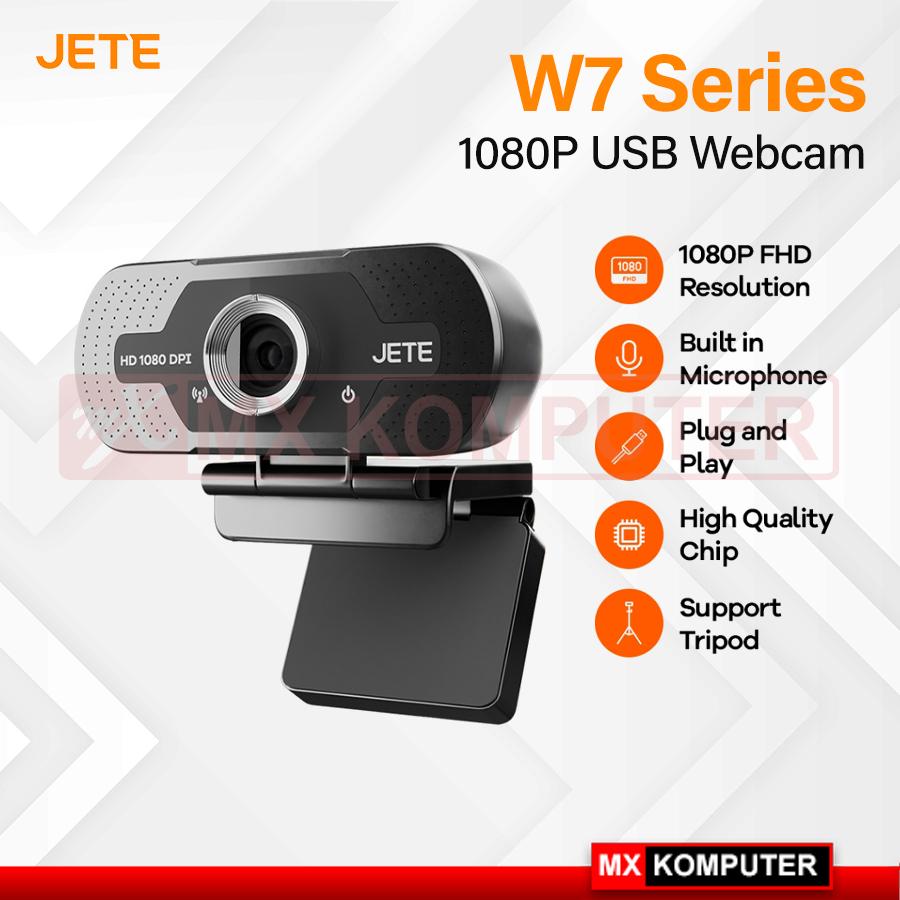 Webcam Jete W7 1080 HD With Mic Webcam HD