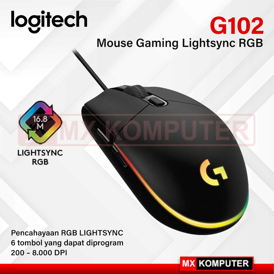 Logitech G102 V2 Lightsync RGB Gaming Mouse