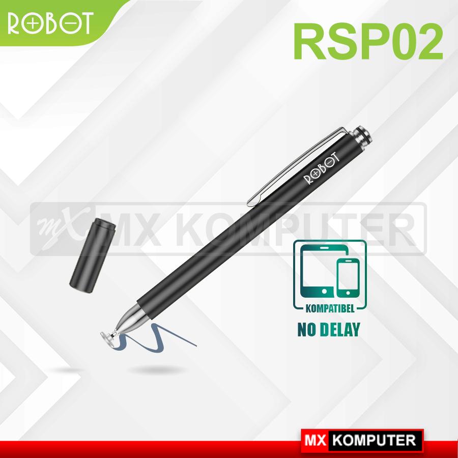 ROBOT RSP02 Universal Capasitive Stylus Pen Black For Mobile &Tablet