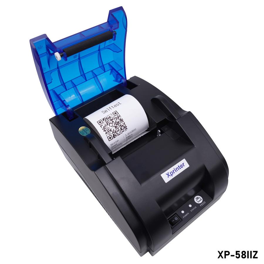 Printer Thermal Kasir 58mm Xprinter XP-58IIZ XP58 Usb + Bluetooth 58IIZ