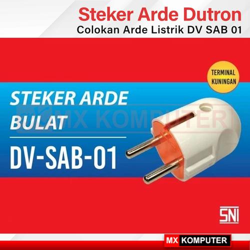 Steker Arde Dutron Bulat Colokan Arde Listrik DV SAB 01