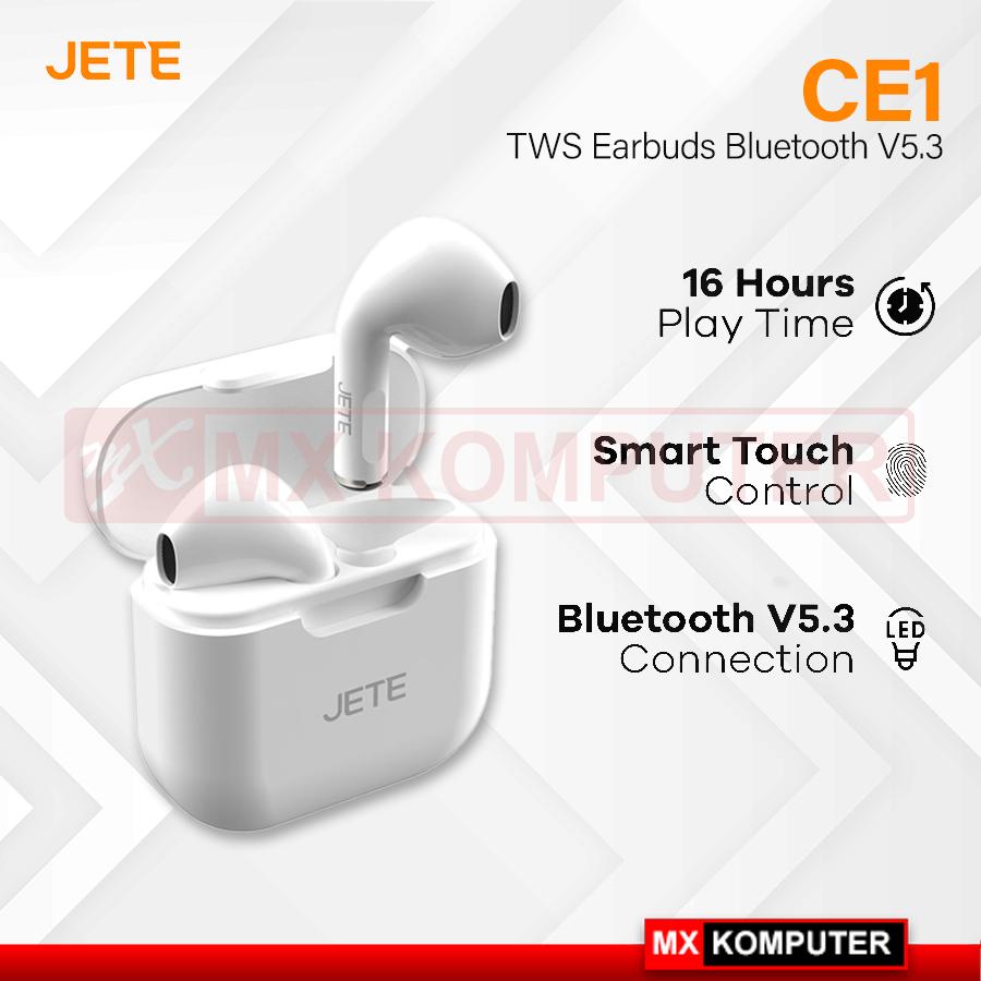 Earphone JETE TWS CE1 Headset Bluetooth Earbuds Bluetooth V5.3