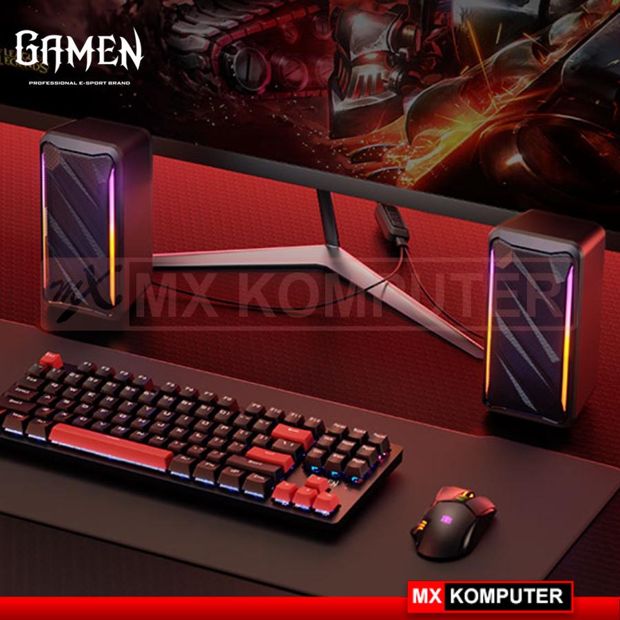 Gamen GS7 RGB Gaming Speaker Wired & Bluetooth