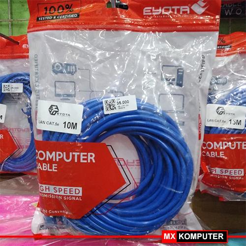 Kabel LAN UTP 10M RJ45 Cat 5e 10 Meter terpasang Cable konektor cat5e