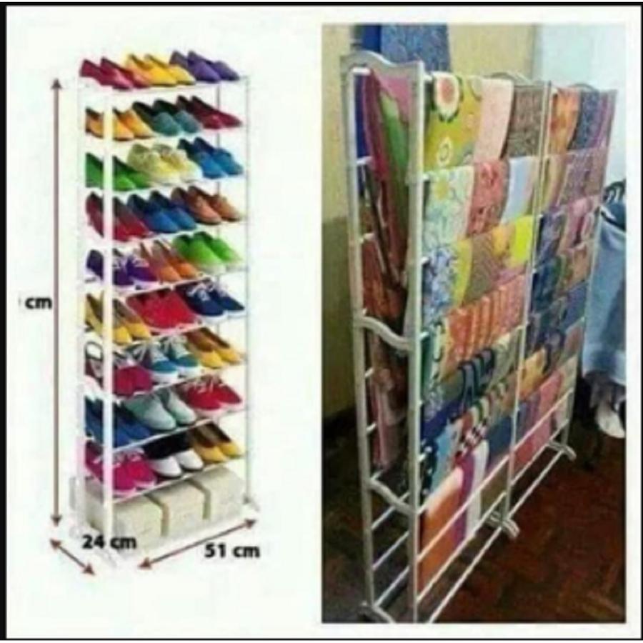 AMAZING SHOES RACK / RAK JILBAB / RAK SEPATU