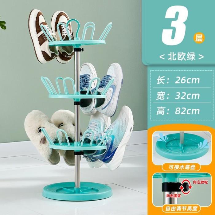 EIFFEL SHOE HANGER 3 LAYER RAK JEMURAN SEPATU RAK SEPATU 360 DERAJAT