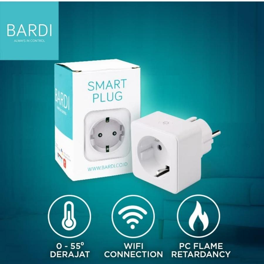Bardi Wifi Smart Plug with Energy Monitoring Max 16A